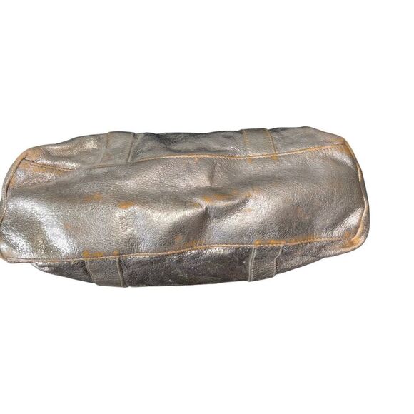 Tory Burch Metallic Leather Tote Bag - Picture 3 of 16